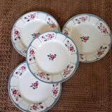 Assiettes Digoin Sarreguemines