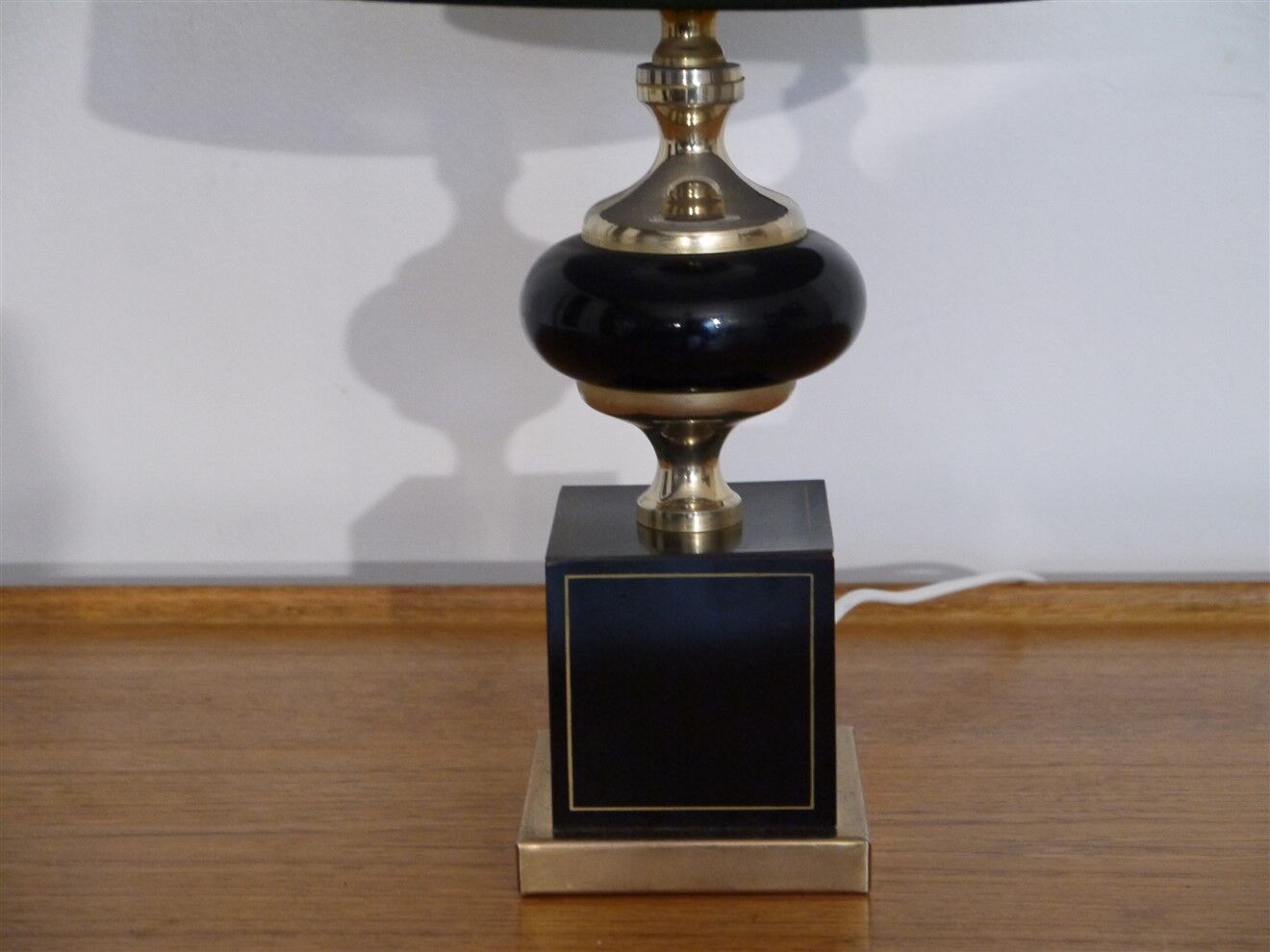 Vintage metal and brass lamp 1970