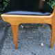 Scandinavian skay chairs and vintage blond wood 60s