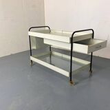 Mid-Century Modernist Pilastro Side Table Serving Trolley by Coen De Vries for Pilastro, 1950s
