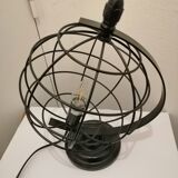 Cage globe lamp