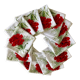 Set of 12 vintage towels printed eyelets - 45x45cm - cotton