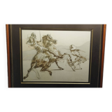 Large size AUTHENTIC lithograph painting by Claude WEISBUCH