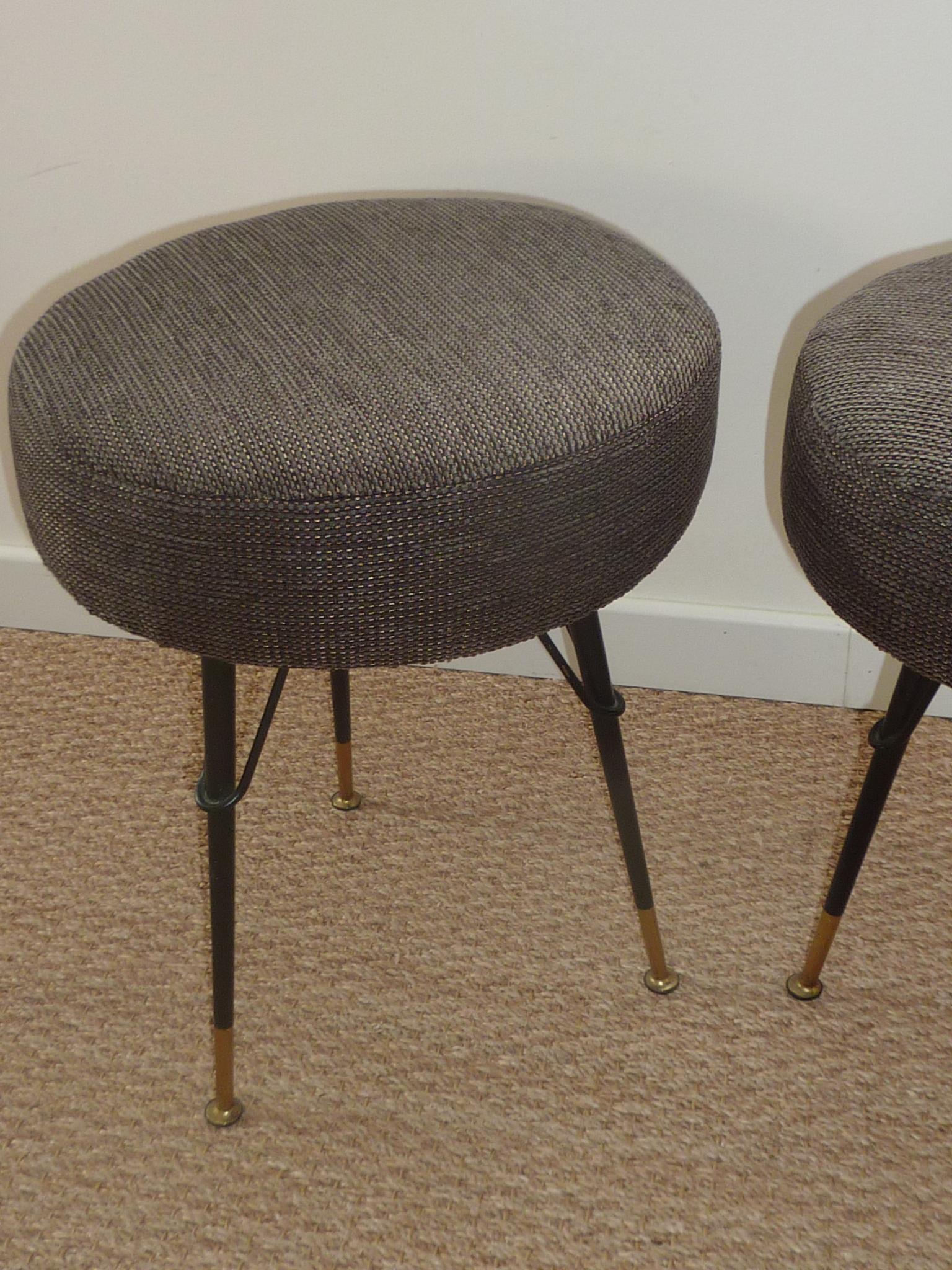 Pair of stools / poufs