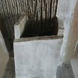 Architecture vase in raw sandstone