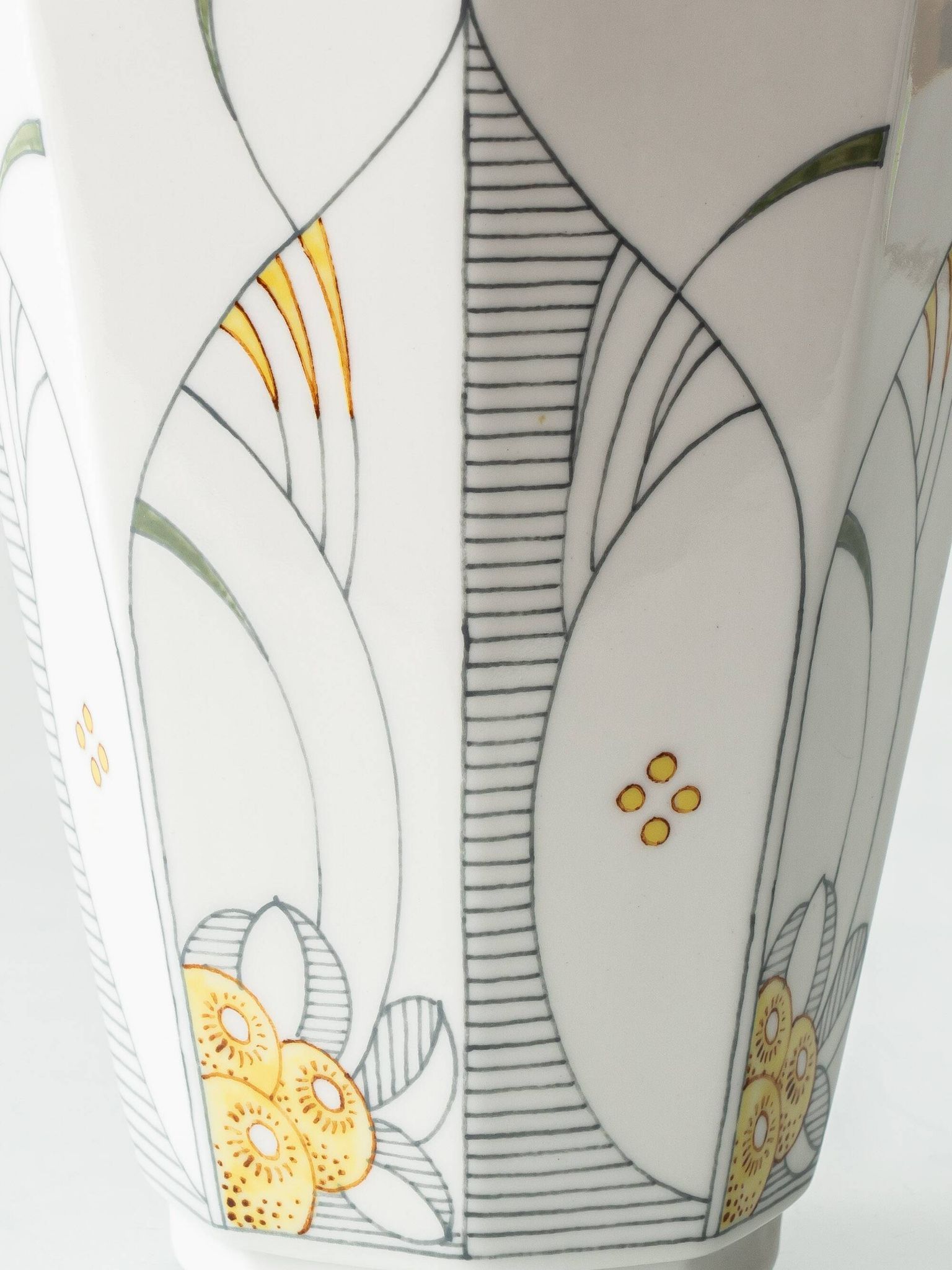 Lampe de table Art Déco vintage par Royal Delft, céramique peinte à la main