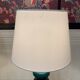 Pair of large glass lamps scandinavian design 1950.