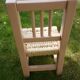 Pink braided seating chair