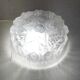 Ceiling light, moulded glass wall sconce - 1960s-70s