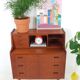 Vintage Danish teak secretary Chatol