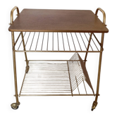 Vintage vinyl trolley/storage