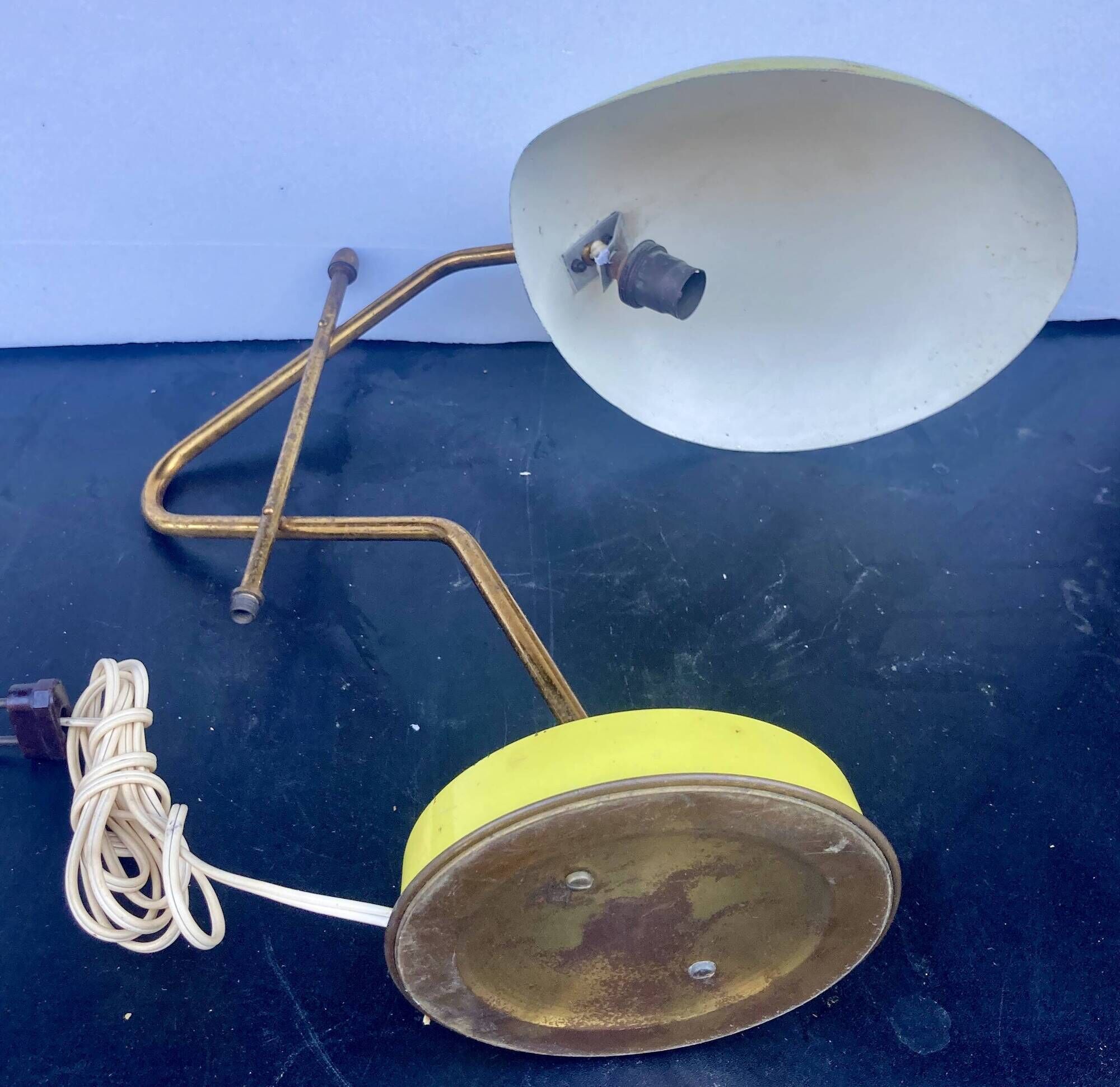 Desk lamp by jean boris lacroix - vintage from the 1950s - rare!!!