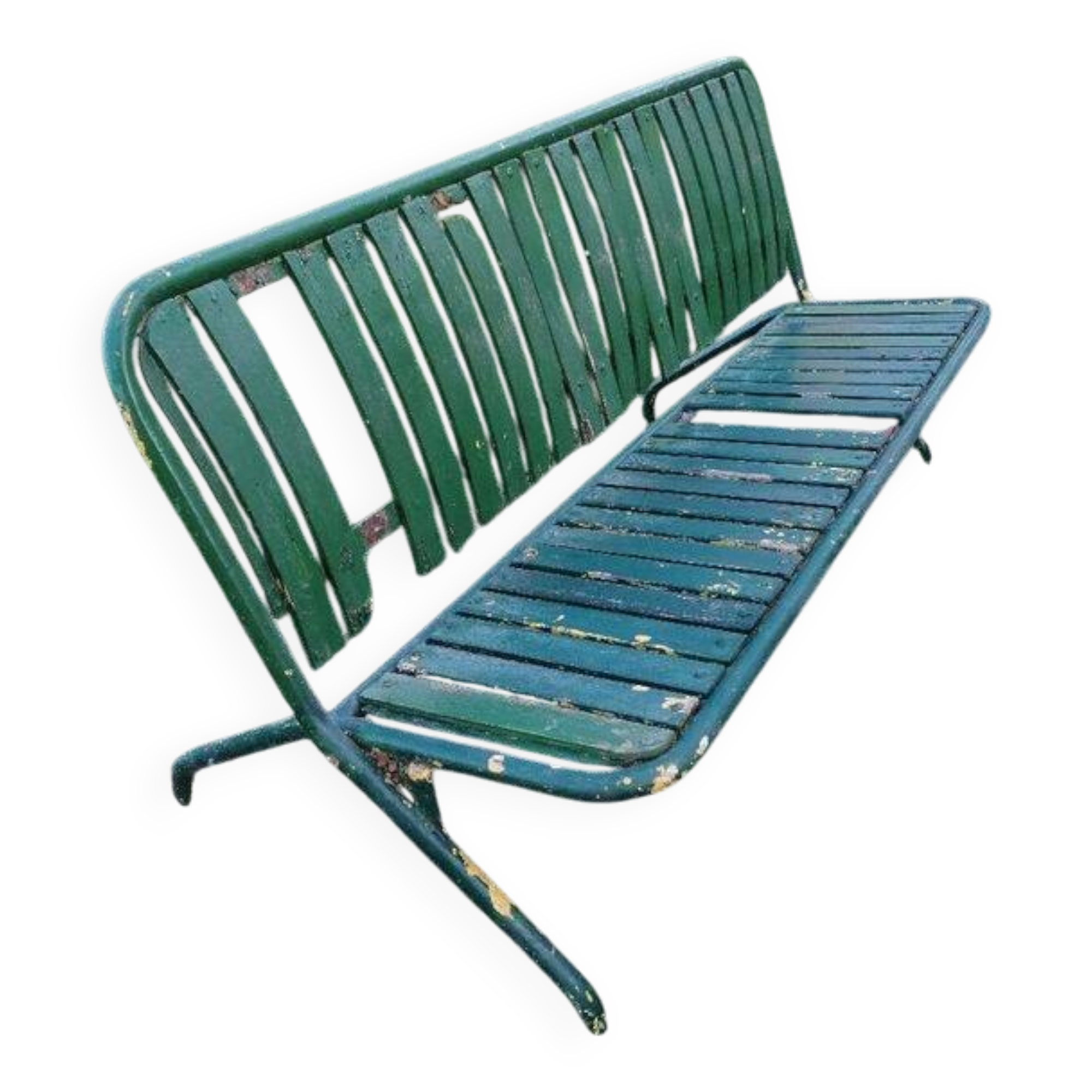 Folding bench 1950s René Malaval