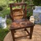 Old wooden children's chair
