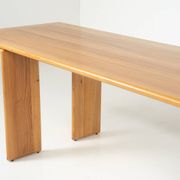 Mid-Century Modern Wooden Dining Table, in the style of Mario Marenco, Italy