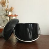 Seau à glaçons design signé Ambrogio Pozzi pour Franco Pozzi années 1970