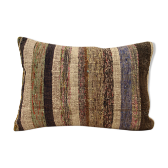 Turkish handmade kilim pillow 40x60 cm