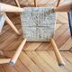 Four wicker chairs. 1960s