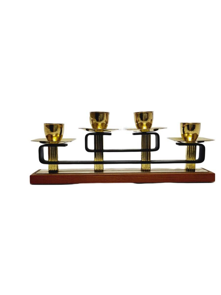 Art Deco 4-armed candleholder, Germany, 1950s