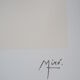 Joan MIRO: Surrealist composition, Lithograph signed with certificate
