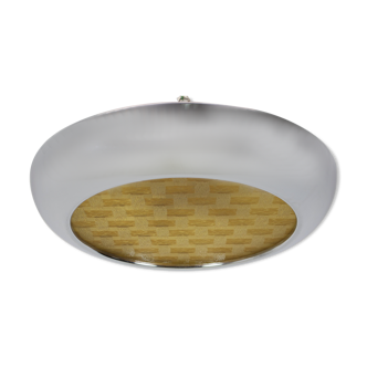 Bauhaus ufo pendant by josef hurka for napako, 1940's