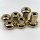 6 small brass candlesticks • Landskrona Mässing • Sweden • Circa 1978