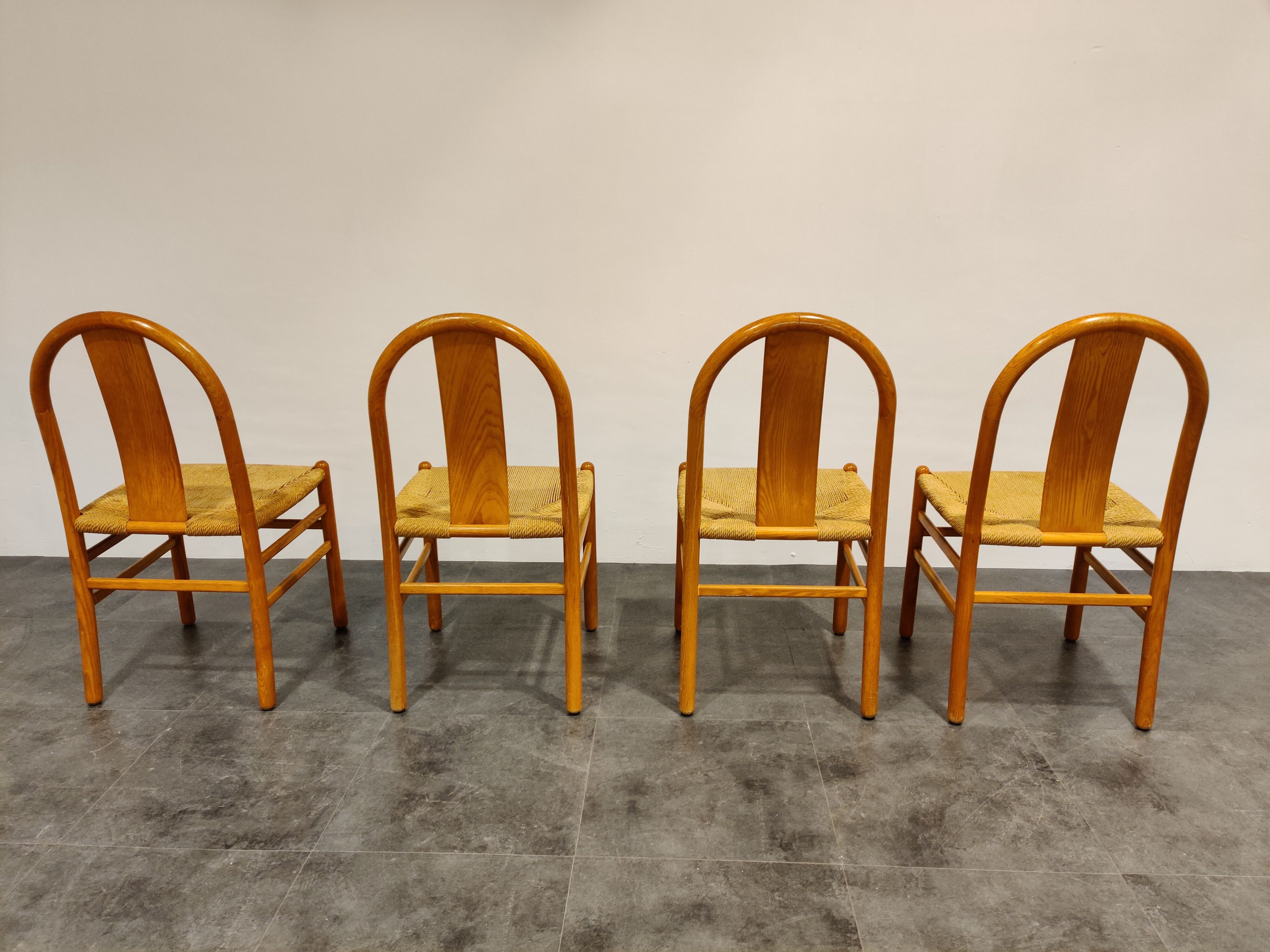 Mid century scandinavian dining chairs, set of 4, 1960s