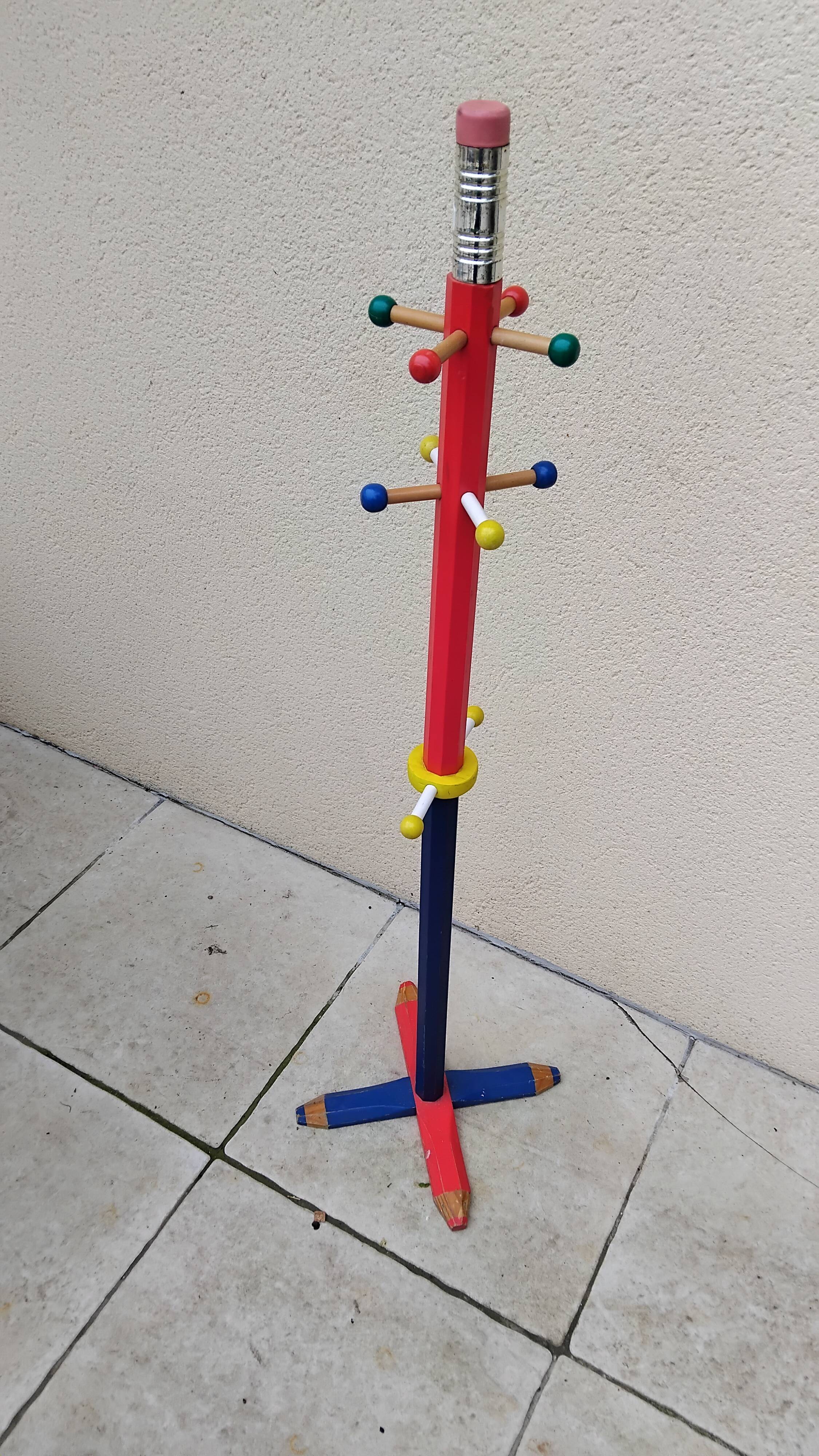 Porte manteau crayon Pierre Sala vintage