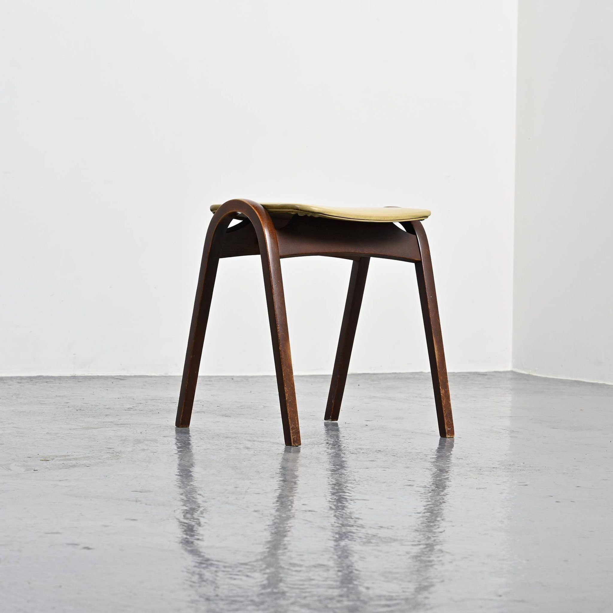 Pair of stools by Isamu Kenmochi for Akita Mokko, Japan circa 1960.