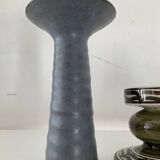 Trio of vintage ceramic candlesticks from the 70s
