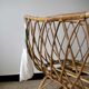 Vintage rattan cradle