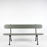 Cast iron and wood garden bench