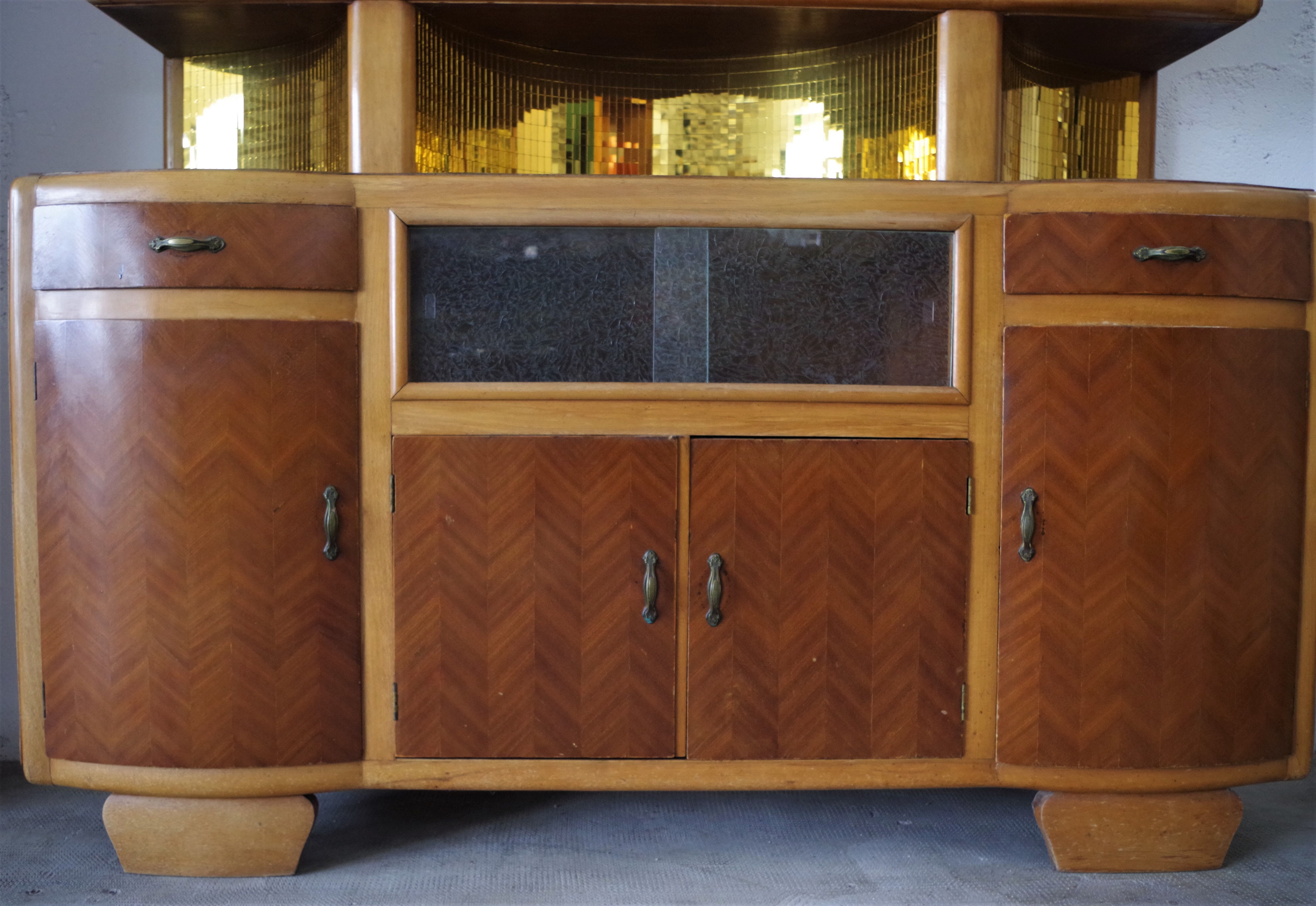 China buffets en Beech, 1950s, Set of 2