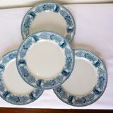 4 vintage dessert plates from CM&C, Massena model