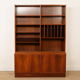 Buffet vintage | Bibliothèque | Meuble à vinyles | Palissandre | Hundevad pour Omann Jun
