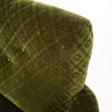 Antique sofa-bed in green colour