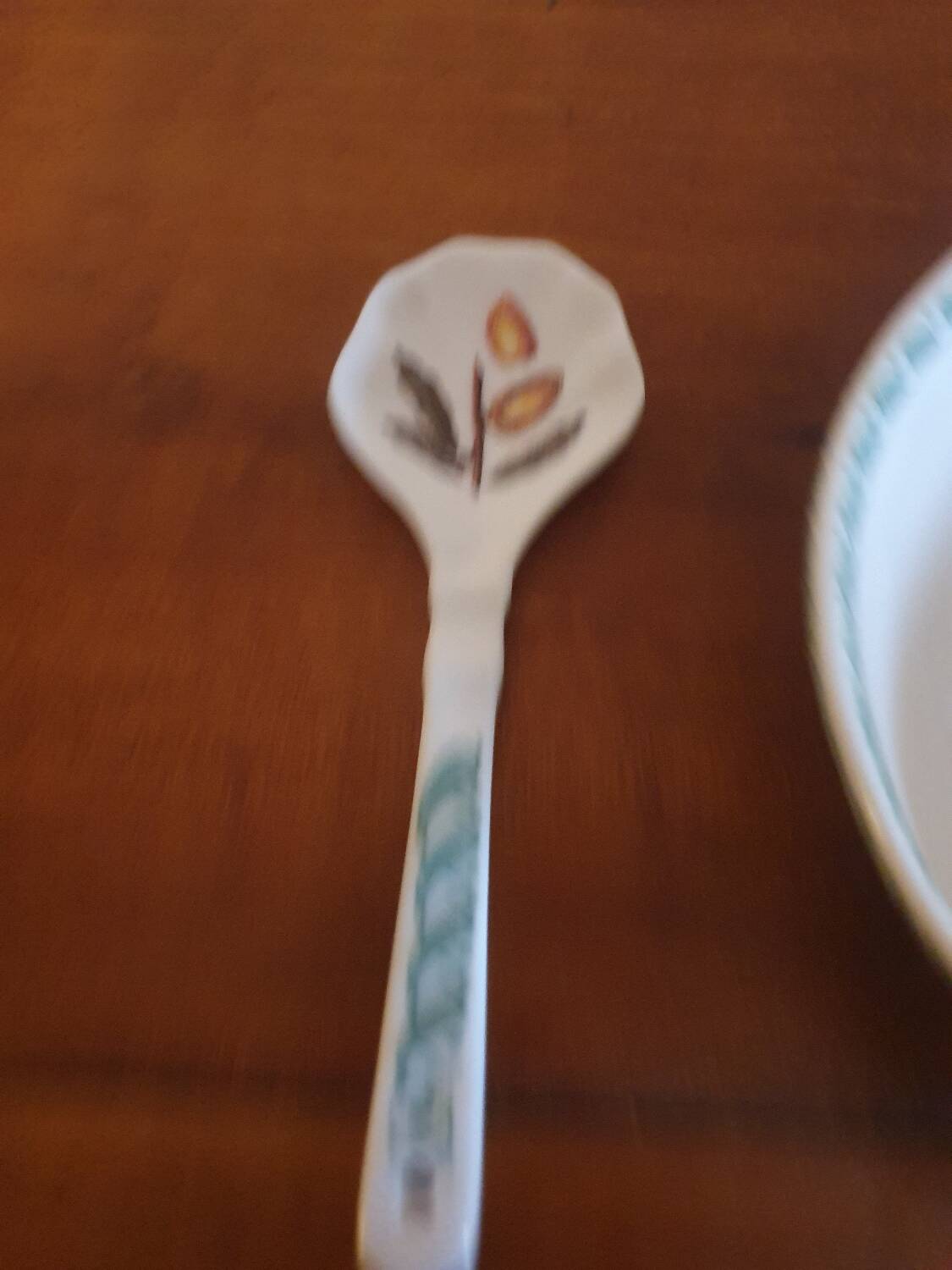 Cuillère Miniature Pour Maison De Poupée – Porcelaine, Décoration 1.8cm, Accessoire Déco Miniature