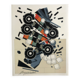 Alain le yaouanc, une faune, 1978. lithographie originale signée au crayon