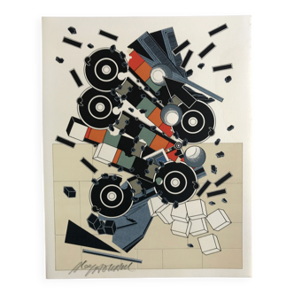 Alain le yaouanc, une faune, 1978. lithographie originale signée au crayon