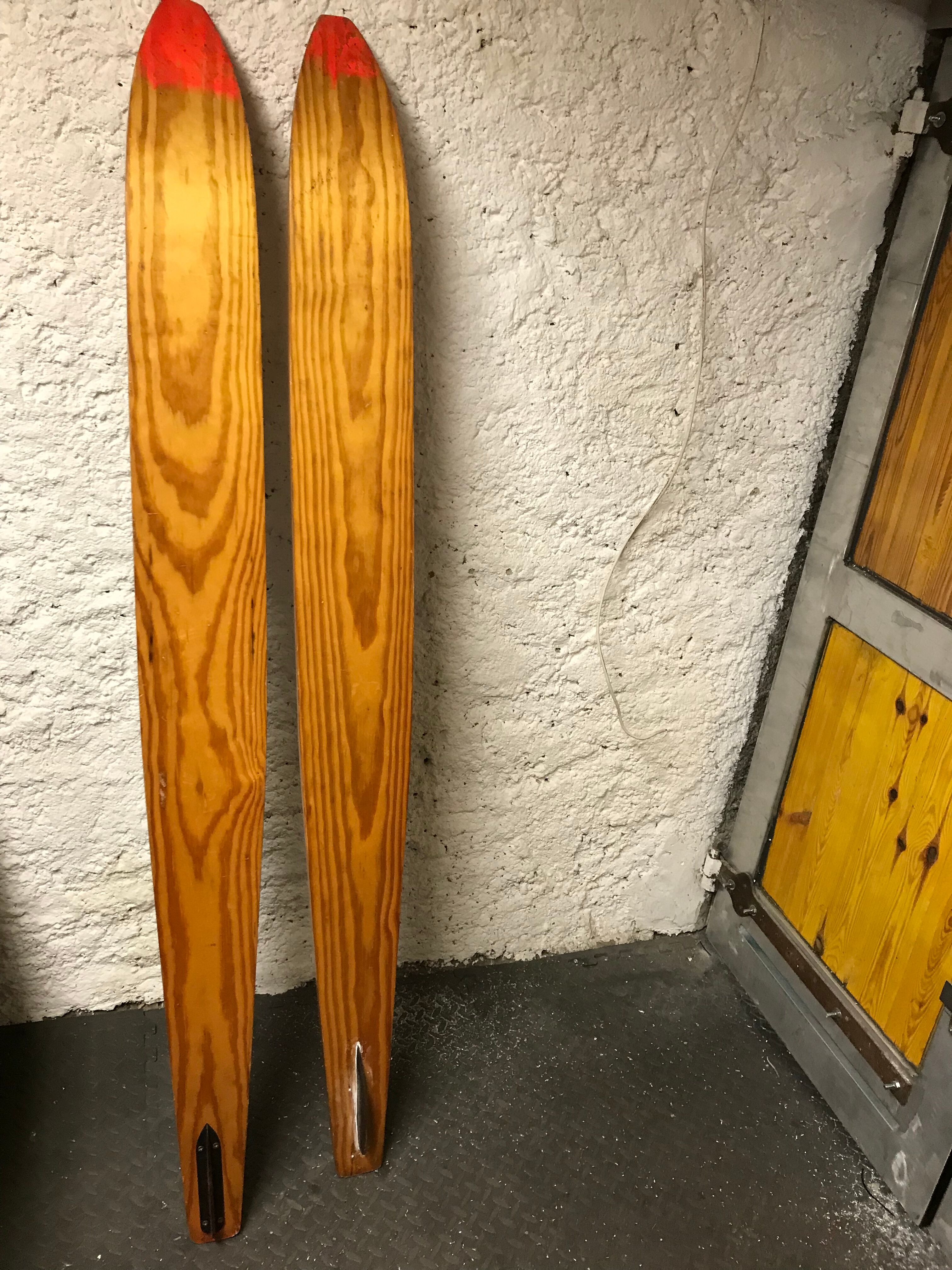 Vintage water skiing