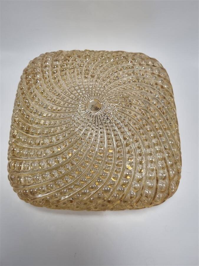 Iridescent glass ceiling light