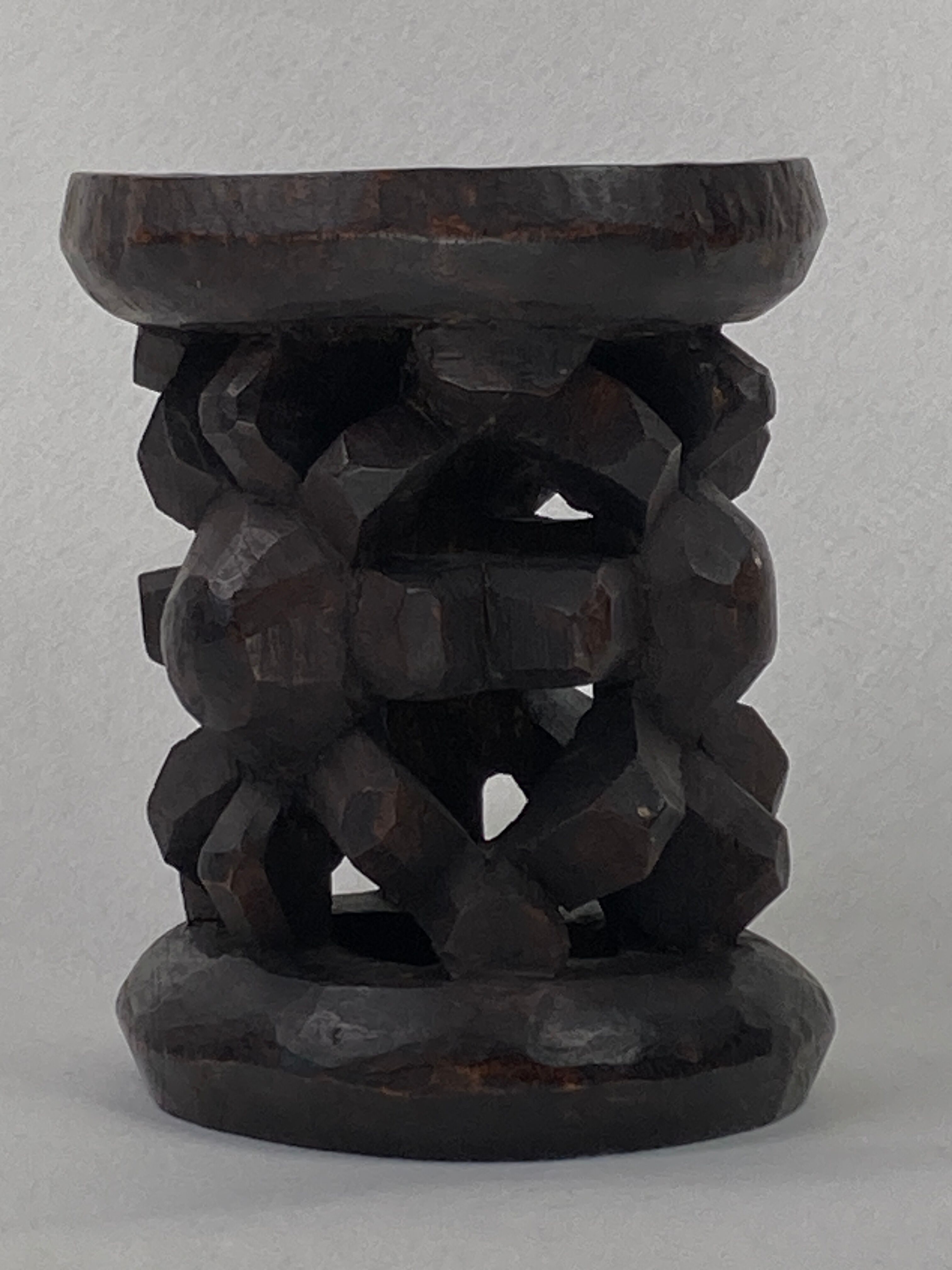Tabouret bas africain « Bamiléké », Cameroun, années 1950
