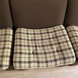 Lot 6 fauteuils tissu en polystyrène rigide année 50/60