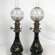 Paire de lampes à pétrole Napoléon III