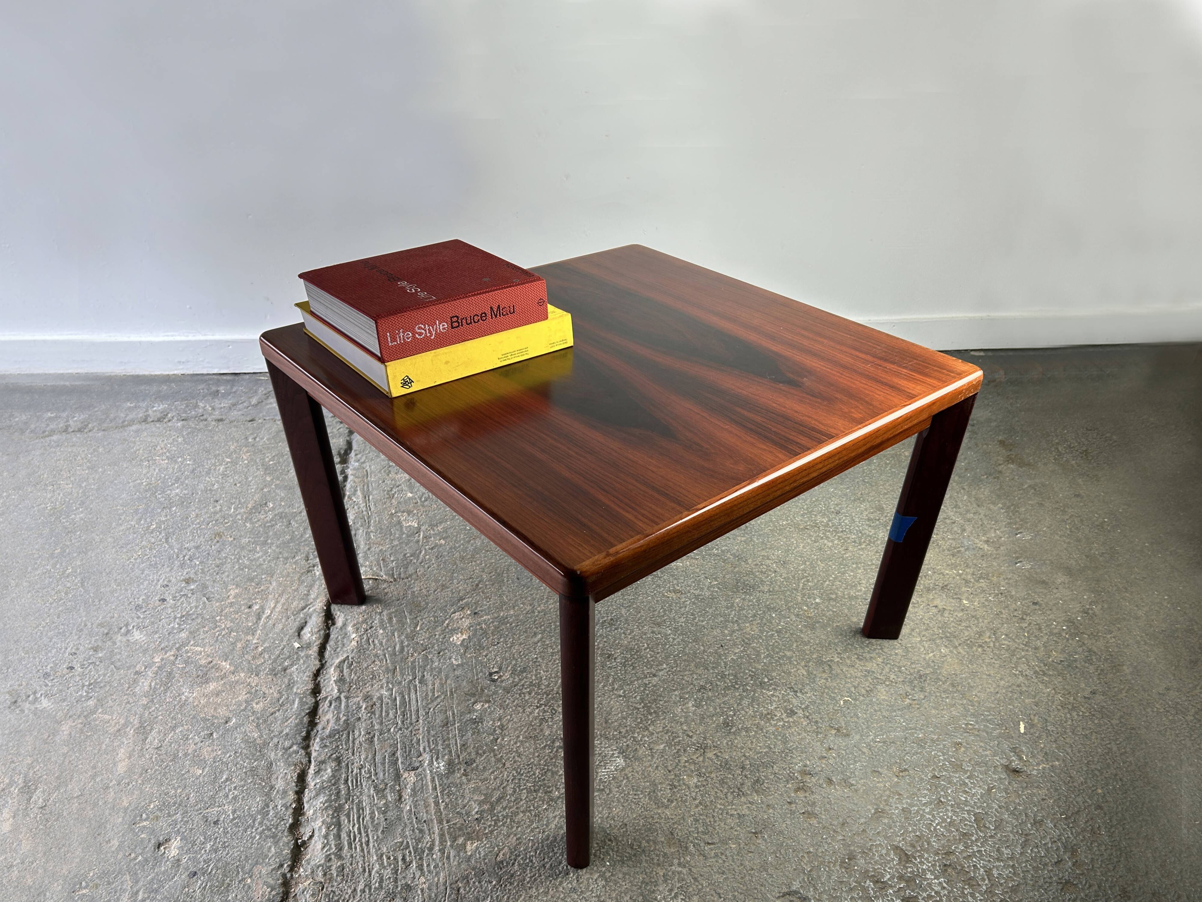 Mid-Century / Danish modern rosewood occoasional / coffee table by Vejle St