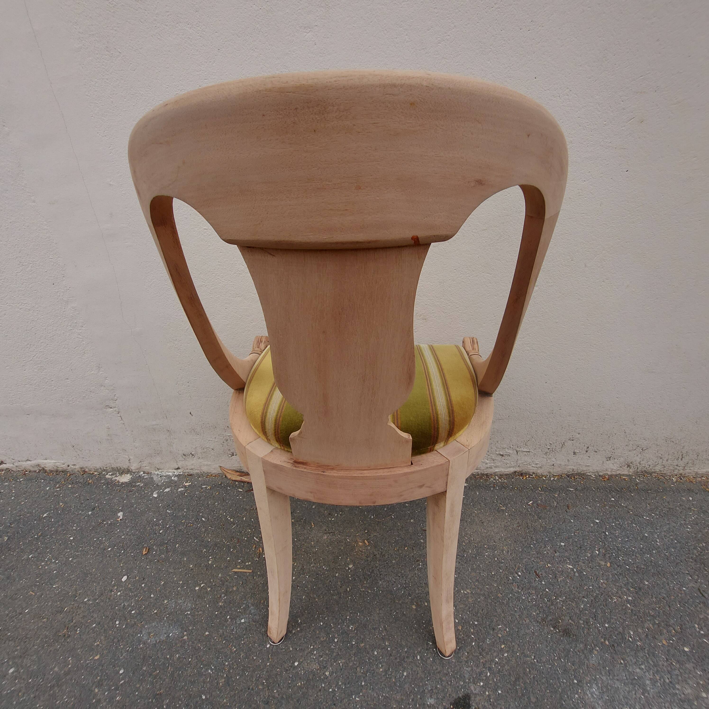 1 old EMPIRE gondola chair called Tonneau. SANDED and left raw