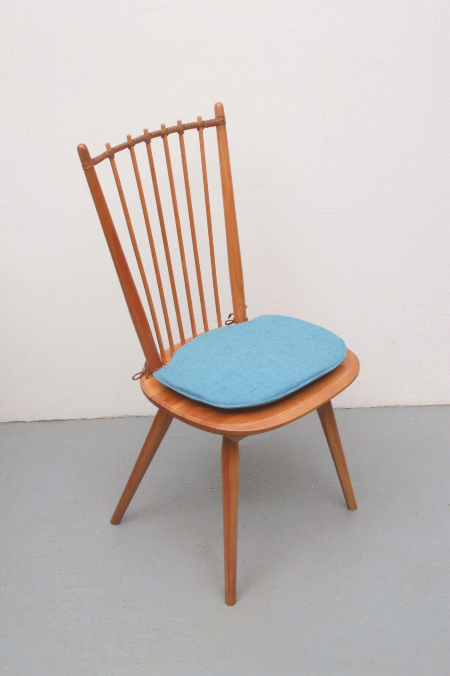 1950s chair in cherrywood, Albert Haberer