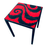 Ceramic Top Side Table, Belgium, 1960s