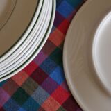 8 dessert plates of the service of the hotel "Grand Hotel Nationale" Lucerne Switzerland Buchecker & C