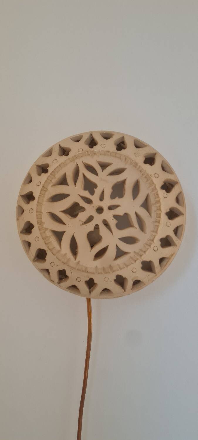 Terracotta wall light